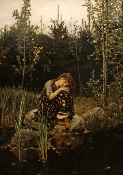 Alyonushka by Viktor Mikhaylovich Vasnetsov